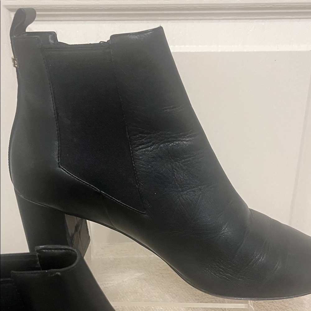 Cole Haan Black Leather Ankle Booties - Picture 4 of 16